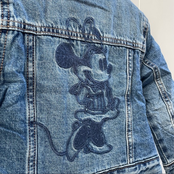 Minnie Mouse Denim Sherpa Lined Jacket size 2 yrs - Picture 2 of 14
